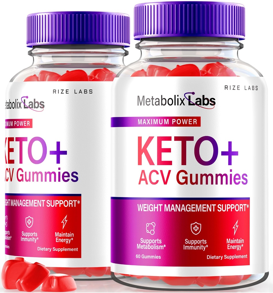 rize labs - - Metabox Labs Keto Plus ACV Gummies - Weight Management Ondersteuning Apple Cider Vinegar Supplement (120 Gummies)