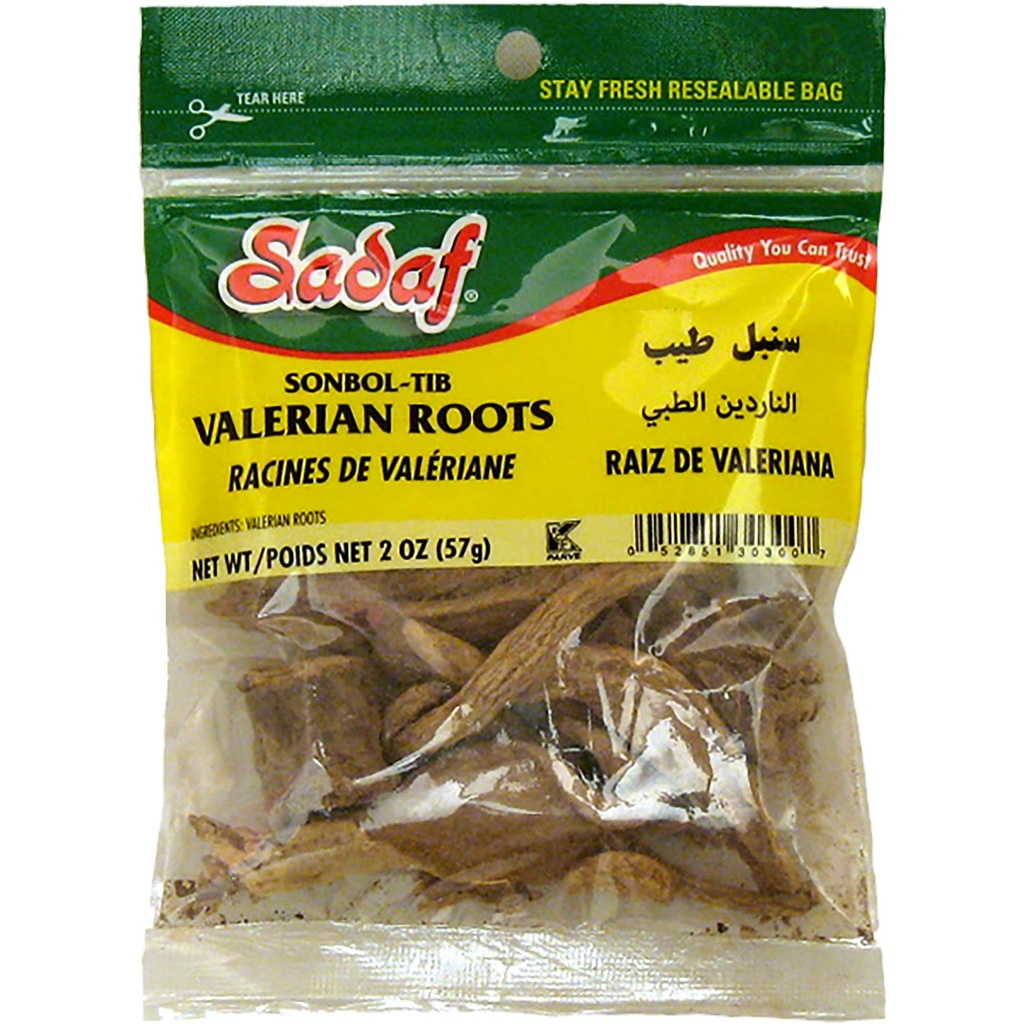 Sadaf Valerian Roots - Valerian Root Loose (Valerian officinalis) - Make Your Valerian Root Tea - 2 oz. Zak