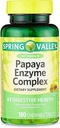 Papaya Enzyme Complex Kauwtabletten Dieetsupplement, 180 Tellen