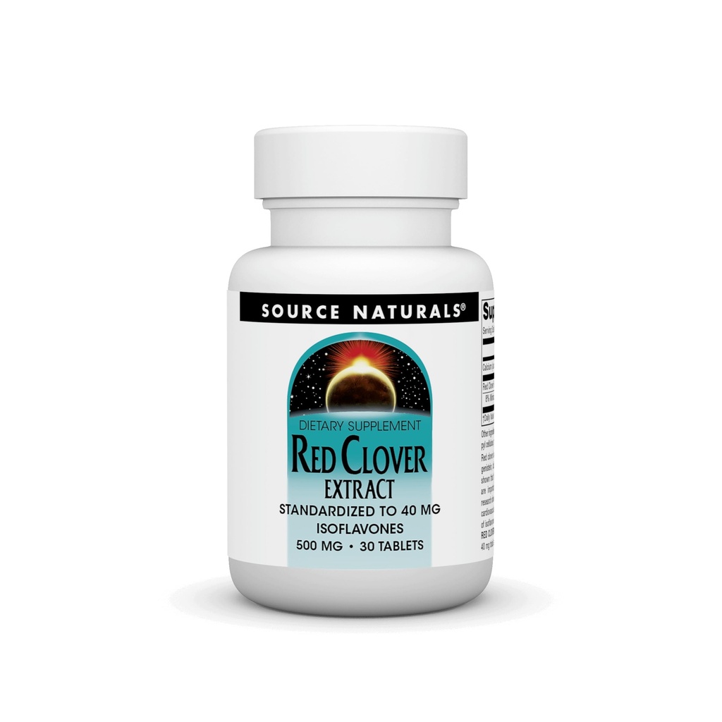 Bron Naturals Red Clover Extract, 500 Mg Tablet, 30 Tellen
