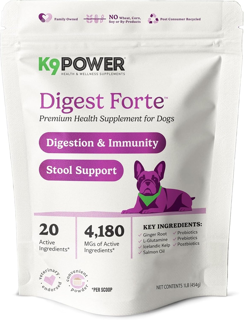 K9 Power Digest Forte voor honden 1lb 
