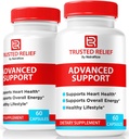 (2 Pack) Trusted Relief Capsules, Official TrustedRelief Complete Support Pillen, All Natural Formula for Stable Levels & Healthy Circulation, Premium Supplement Reviews (120 Capsules)