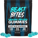Beastbites - Creatine Infused Gummies - 5g Creapure Creatine Monohydraat per portie - NSF Gecertificeerd voor Sport - 30 porties
