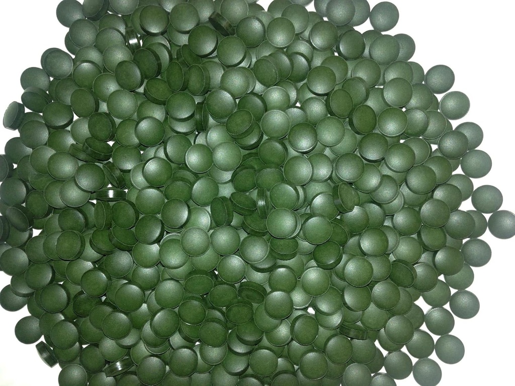 Raw Power Thor's Hammer (400 tabletten, Pure Chlorella/spirulina Blend), Organics Merk