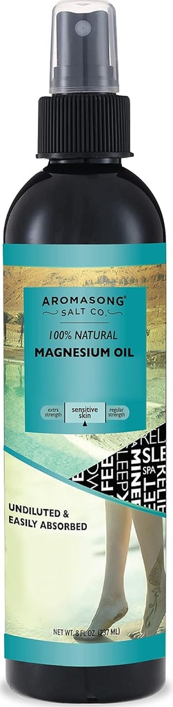 Ultra Pure Magnesium Spray voor gevoelige huid, 8 OZ,