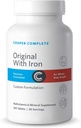 Cooper Complete - Originele Uitgebreide Multivitamine met IJzer - Dagelijks Multivitamine en Minerale Supplement - 30 Serves per Fles. Verpakking van 2