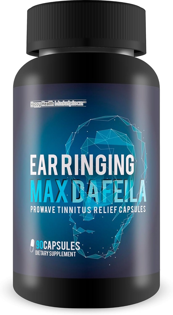 Oorring Max Dafeila Prowave Tinnitus Relief Capsules - onze beste natuurlijke oorring Remedie - Oorring Oorsupplement - Oorgezondheidssupplementen - Oorring supplementen - Voor Ringing Ooren