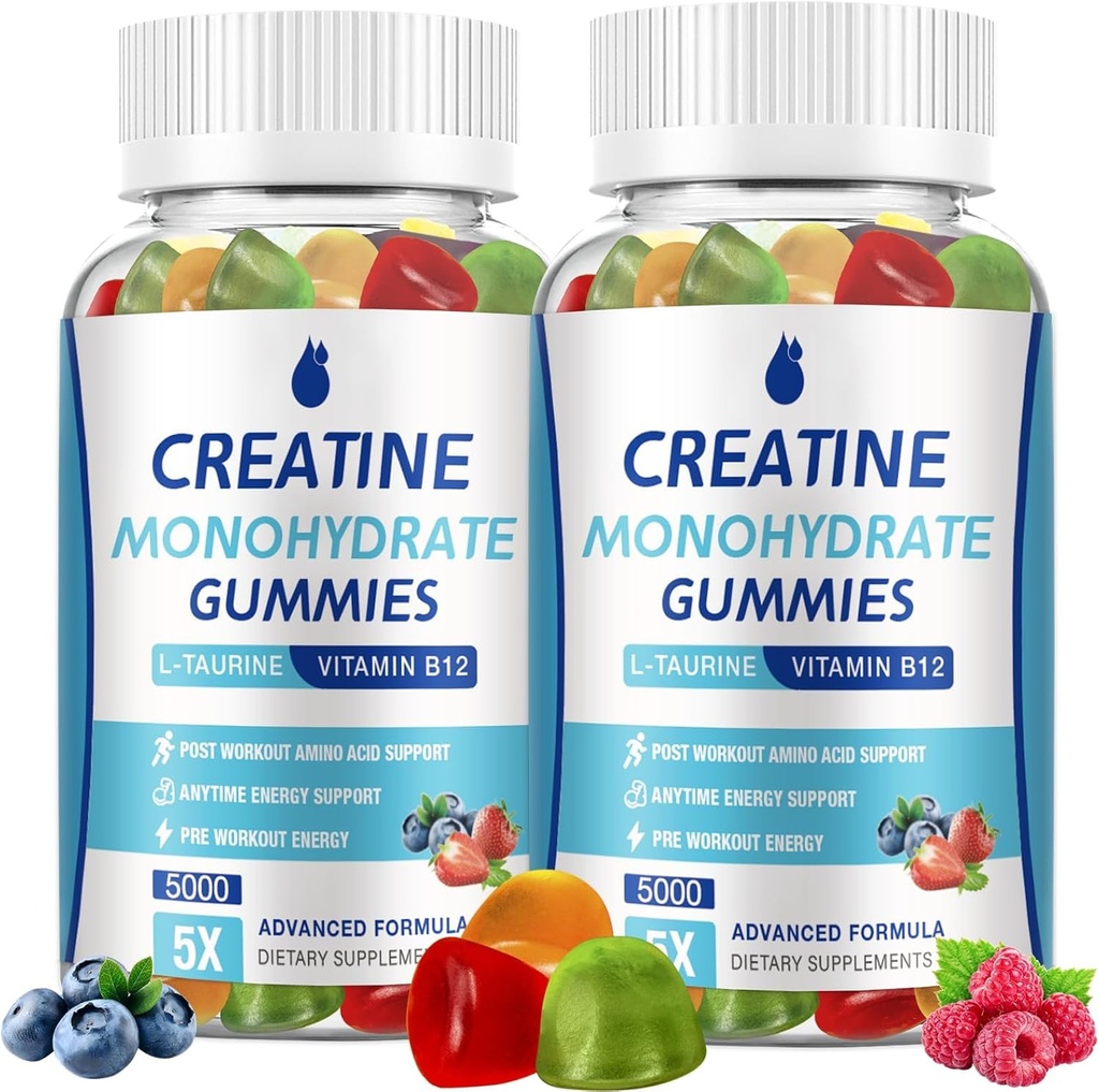 Creatine Monohydraat Gummies 2 verpakkingen