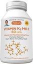 ANDREW LESSMAN Vitamin K2 MK7 60 mcg 360 Softgels - Essential for Healthy Calcium Utilization, Promotes Optimum Skeletal, Heart and Arterial Health. No Additives. Small Easy to Swallow Softgels
