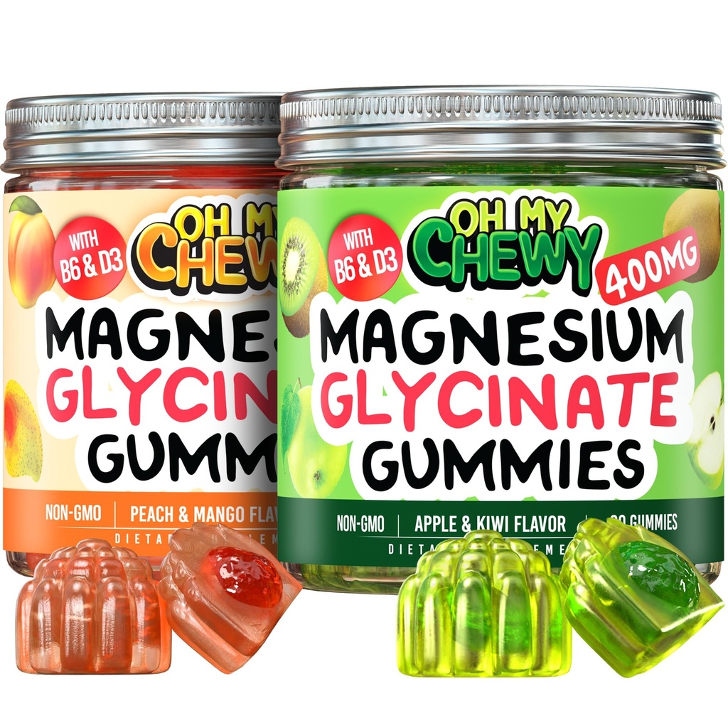 Magnesium Gummies Bundel 2 Flessen (60 Elke) 