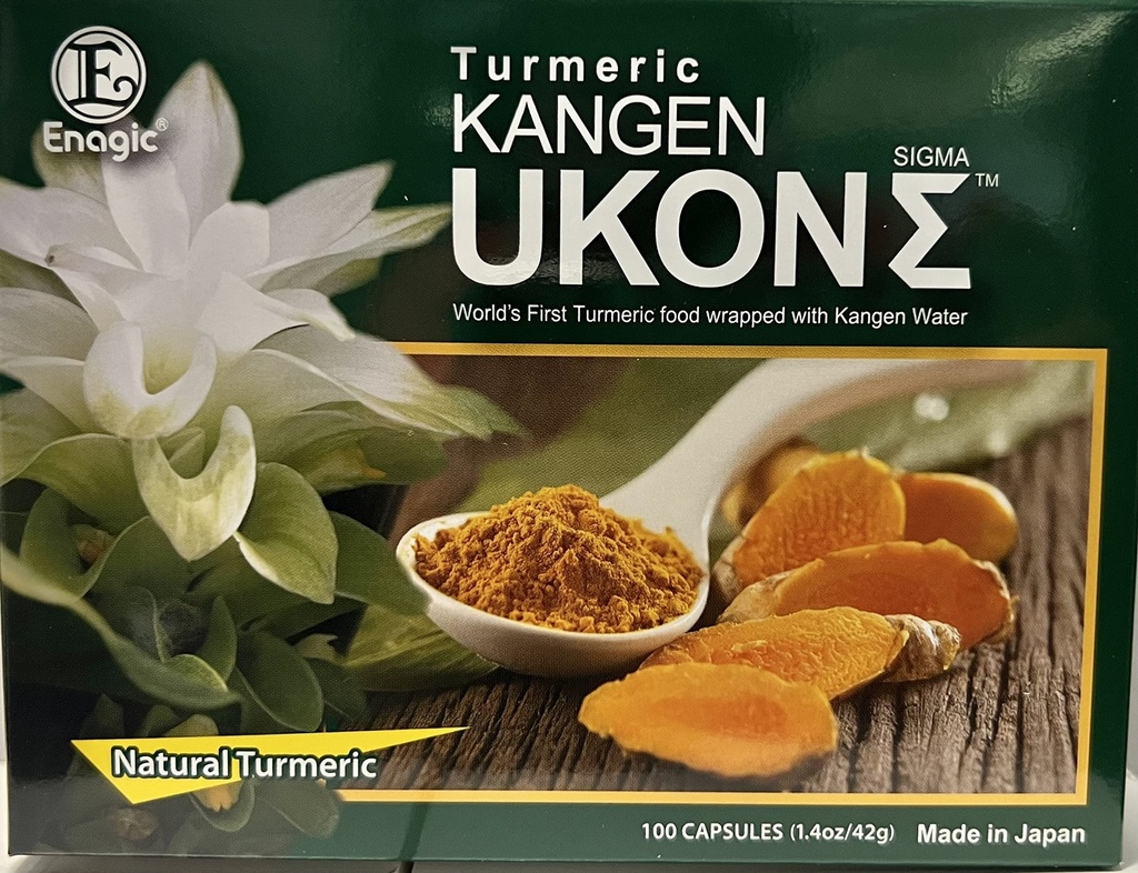 Kangen Ukon Kurkuma door ENAGIC 100% Biologische Multivitaminen Vegeteriaanse Capsules