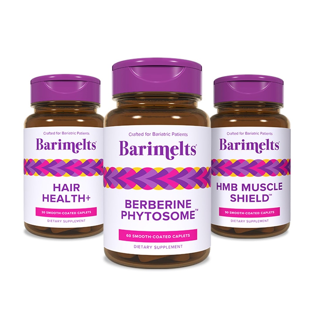 BariMelts Empower Your Journey Pack, Hair Health+, HMB Muscle Shield, en Berberine Phytosome