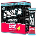 GHOST Hydration Packets, Sonic Cherry Limeade, 24 Sticks, Electrolyte Powder - Drink Mix Supplement met Magnesium, Kalium, Calcium, Vitamine C - Vegan vriendelijk, vrij van soja, Suiker & Gluten