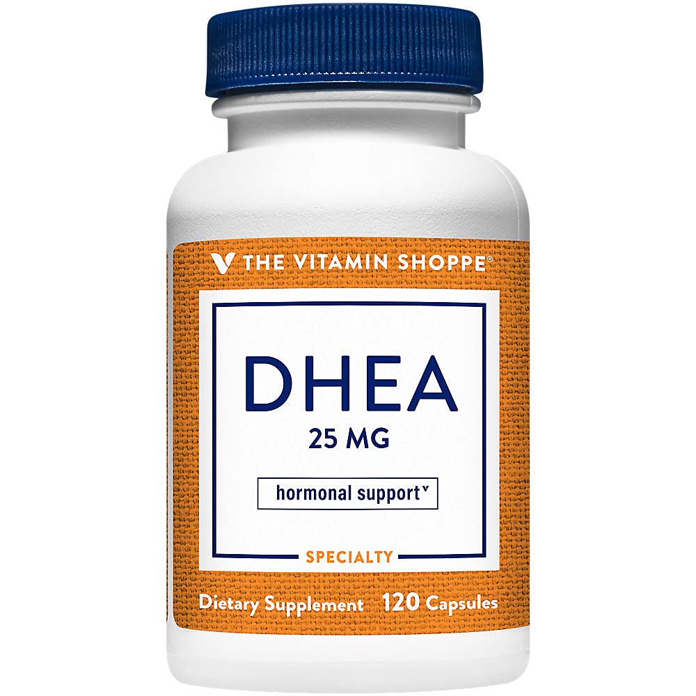 De vitamine Shoppe DHEA 25MG, Hormonale en gezonde veroudering steun voor beide mannen en vrouwen, eenmaal daags (120 capsules)