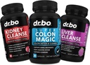 Colon Cleanser Detox & Nier Lever Reiniging - 15 dagen Colon Reiniging pillen Probiotica, Nier Lever Detox Supplement - Bowel beweging supplementen, nieren, blaas urine Tract Gallblad Pillen
