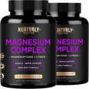 Magnesium Citrate & Oxide 500mg Complex Supplement - Hoge absorptie Maximale sterkte - Helpt ondersteuning botdichtheid en sterkte, spieren, energie en slaap - 240 Vegan Capsules