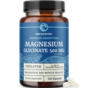 Magnesium Glycinate 500mg, High Absorption, Sleep & Relaxation Support