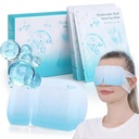 LC-dolida 14 Packs Hyaluronzuur Steam Oogmasker Verwarmd Oogmasker voor droge ogen Wegwerpbare Zelfverwarmende Oogstoom Masker voor Sleep Spa Travel Business Trip Supplementen Relaxatie Gifts voor vrouwen, mannen