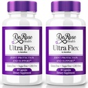 (2 Pack) Ultra Flex Capsules, Advanced Joint Support Supplement, Ultra Flex Natural Joint Health Formula, Max Strength Pillen voor gezamenlijke Wellness en Mobiliteit, UltraFlex Vitamine Reviews (120 Capsules)