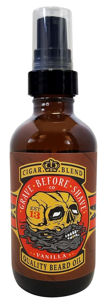 Graf voor scheerbaardolie (Sigar Blend) 4 oz. Fles