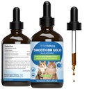 Pet Wellbeing Smooth BM Gold for Dog & Cats - Constipatierelief & Stool Softener, ondersteunt gezonde Bowel Movements - Natural Herbal Supplement 4 oz (118 ml)