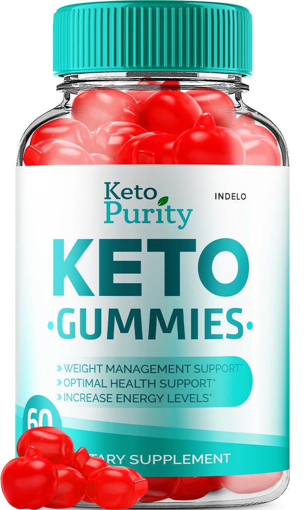 Keto Purity ACV Gummies Advanced Loss - Maximale sterkte, zuiverheid Keto Plus ACV Weight Management Gummies Apple Cider Vinegar KetoPurity, Keto Purity Gummies Beoordelingen Vitamine B12 Keto+ACV (60 Gummies)