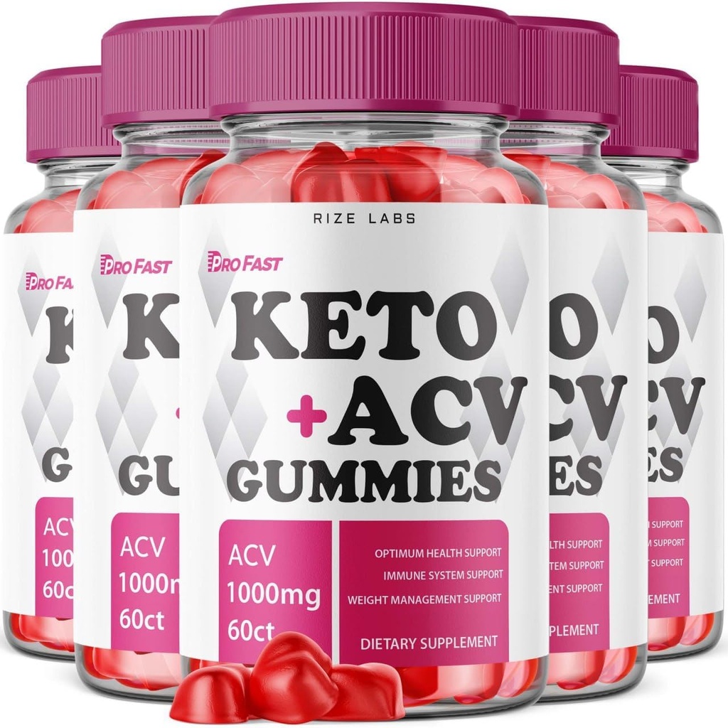rize labs - Pro Fast Keto+ACV Gummies voor geavanceerde gewichtsverlies, alle natuurlijke Keto Plus Apple Cider Vinegar 1000mg supplement, helpt bij het verminderen van buikvet, voor extra sterkte (300 Gummies)