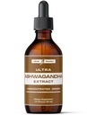 Ultra6 Voeding Ashwagandha Liquid Drops - Biologische Ashwagandha Supplementen met Rhodiola Rosea Tinctuur - Wortel Extract voor Mood en Energie - Supplement voor mannen en vrouwen