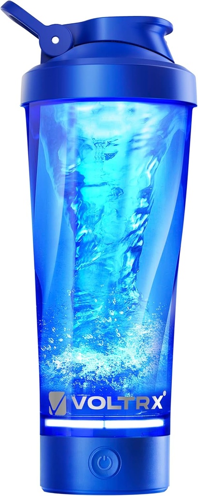 VOLTRX Premium elektrische Protein Shaker Fles, gemaakt met Tritan - BPA Gratis - 24 oz Vortex Portable Mixer Cup/USB Oplaadbare Shaker Cups voor eiwitshakes