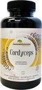 Aloha Medicinals Pure Cordyceps, Certified Organic Mushroom Supplement, Ondersteunt Immuniteit en Energie, Verpakking van 1, 90 Capsules