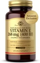 Solgar Vitamin E 268 mg (400 IU), 360 Alpha Softgels - Natural Antioxidant, Skin & Immune System Support - Naturally-Sourced Vitamin E - Gluten Free, Dairy Free - 360 Servings