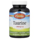 Carlson - Taurine, Free-Form Amino Acid, Support, Zenuwgezondheid & spierfunctie, 100 capsules