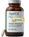 ALGAECAL Organic Red Algen Calcium Supplement for Bone Density, Vitamine K2 MK7 (100 mg), Vitamine D3 (1600 IE), Magnesium (350 mg) & Trace Minerals & Strength, Easy to Swallow, 120 Veggie Caps