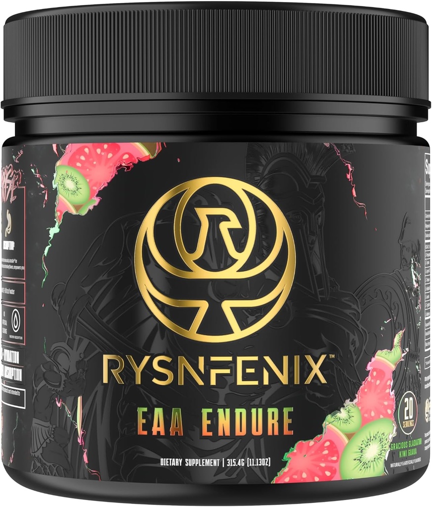 EAA Endure - 11g EAA + BCAA met Astragin & Black Pepper Extract voor verbeterde Aminozuur Absorptie & Aquamin Elektrolyten voor Hydratatie 