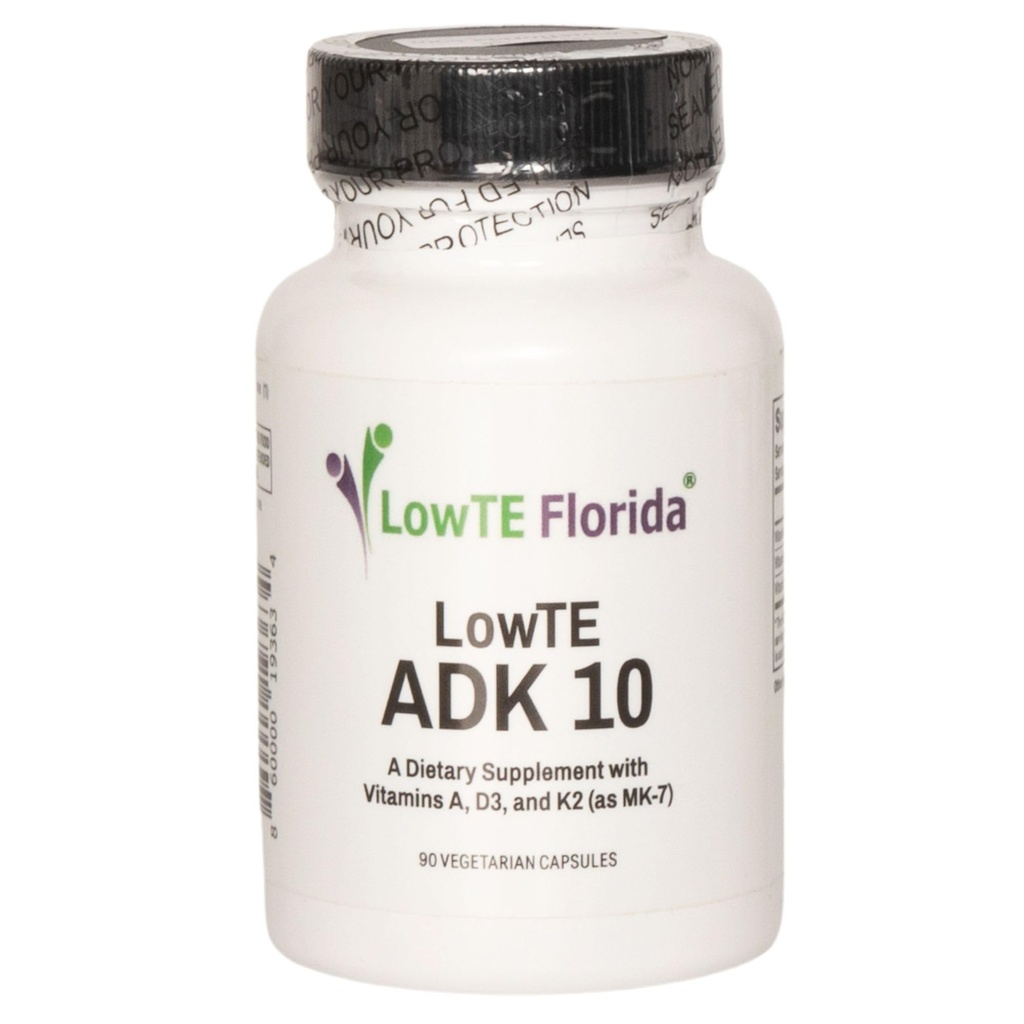 ADK 10-90 Capsules I Vitamine D3 K2 & A, Multivitaminesupplement voor sterkere botten, tanden en hart* en normale bloeddruk*, vitamine ADK met vitamine D3 10.000 ie