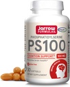 Jarrow Formules PS100 Fosfatidylserine 100 mg, Dieetsupplement voor Brain Health and Cognition Support, 30 Softgels, 10-30 Day Supply