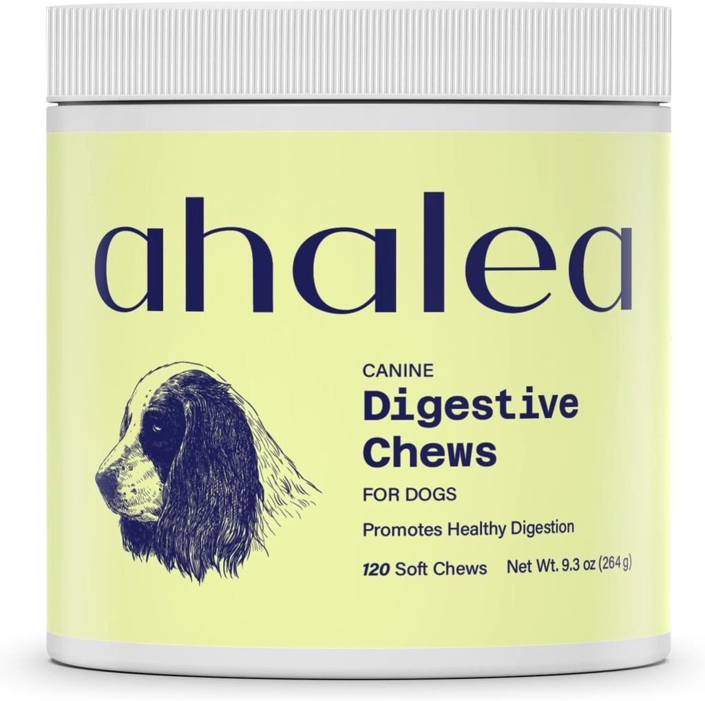 120 ct. Probiotica voor honden- Hondenprobiotica voor de spijsvertering gezondheid, ondersteuning Gut Health, diarree, spijsverterings- en seizoensallergieën, 264 Gram 2 Miljard CFUs