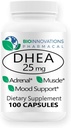 Gemicroniseerd voor Superior Absorptie DHEA 25mg Afgeleid van Wild Yam Ondersteuning Immune Health, Hersenen, Botten, Spieren - 100 Capsules