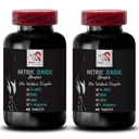 Dagelijks supplement - NITRIC Oxide BOOSTER - Nitric oxide supplementen voor mannen, Oefening supplement, Performance boost, Power focus, Uithoudingsvermogen formule, Endurance booster, Spierversterker 2 Bottle 120 Tabs