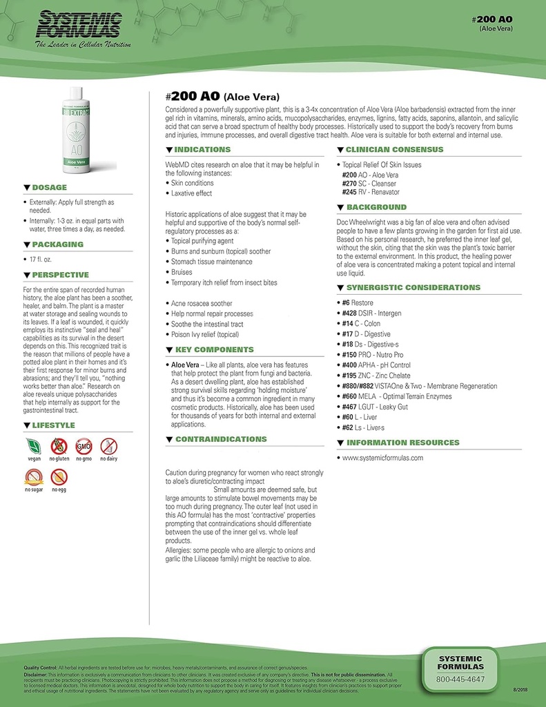 Systemische formules AO 