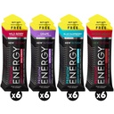 NewTrition® Extra Strength Energy Shots 1,7 fl oz (verpakking van 24, 4 smaken) - 250 mg cafeïne met B-vitaminen en Aminozuren, suikervrije Zero Calorie Vitamine Energie Drink voor Focus & Endurance (mixed-1)