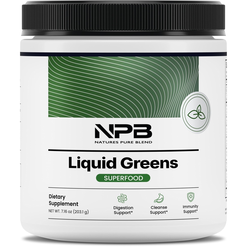Nature's Pure Blend Super Greens Powder 