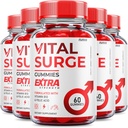 (5 Pack) Vital Surge Gummies - Officiële Formule - Maximale sterkte Vital Surge Gummies, Vitalsurge Vitamine Supplement Gummies Geavanceerde Wellness Ondersteuning, Vital Surge Gummies Made in USA (300 Gummies)