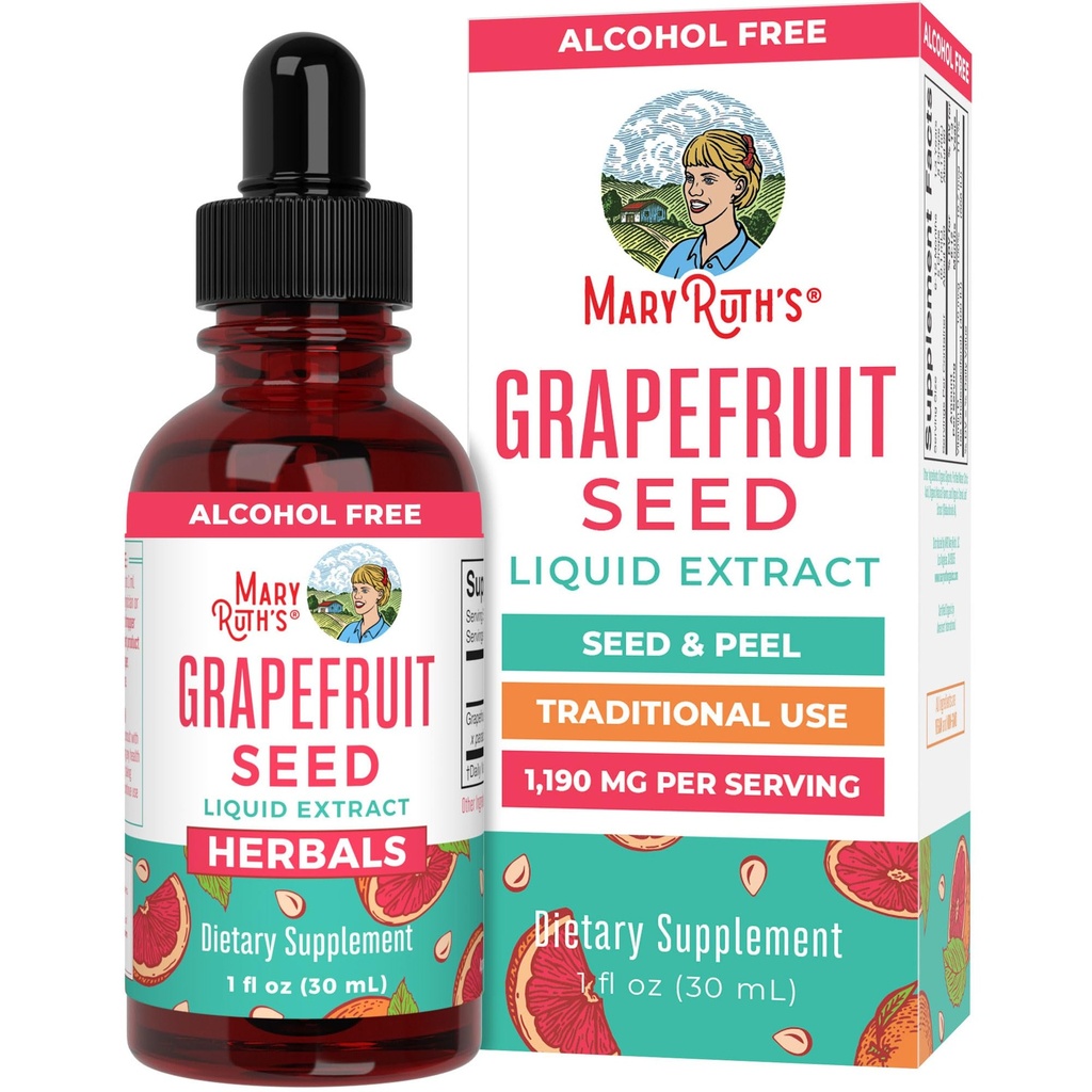 MaryRuth Organics Grapefruit Zaad Extract Grapefruit Zaad Oliedruppels 