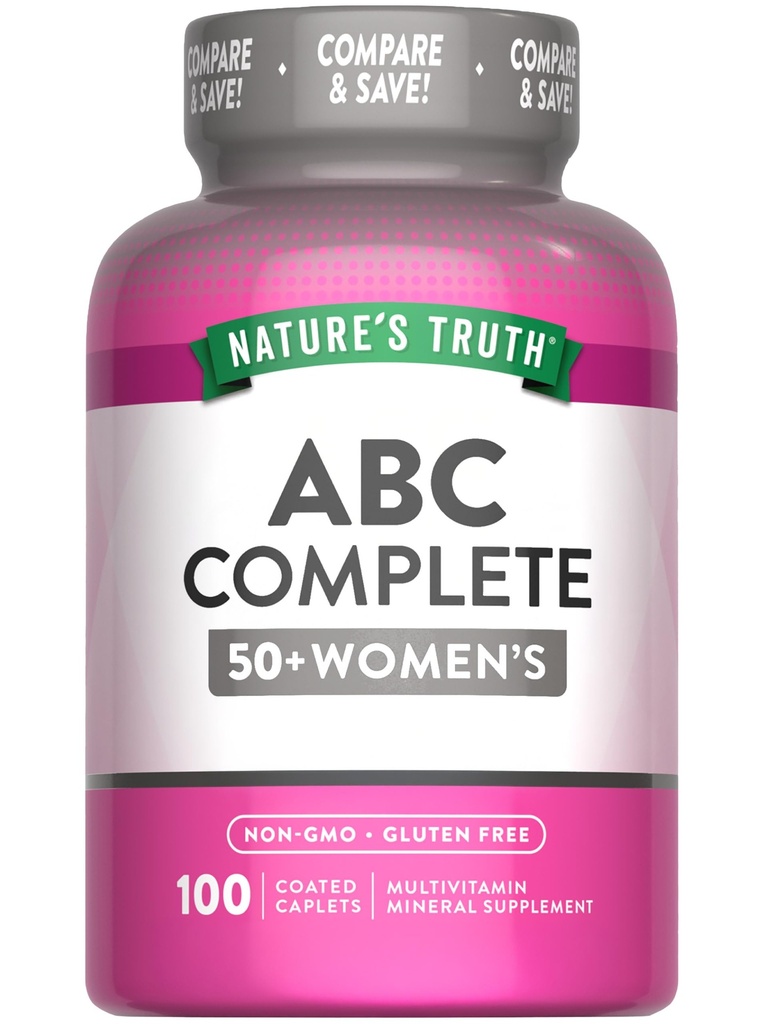 De waarheid van de natuur Vrouwen 50+ Multivitamine Caplets 