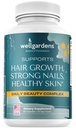 100% Pure haarhuid en nagels Vitaminen - Biotine Vitaminen voor vrouwen en mannen, leeftijden 18 en hoger, Ondersteunt snellere haargroei, sterkere nagels, gezonde huid, extra sterkte 78,1119mcg - 1 maand aanbod