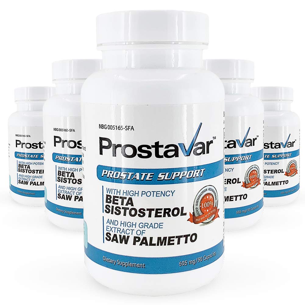 Prostaat ondersteuning met Saw Palmetto - 5 flessen