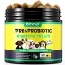 Probiotica voor honden Digestieve Gezondheid, Digestieve Zachte Kauwen voor Honden, Honden Probiotica en Digestieve Enzymen, 120 Honden Kauwen Omega-3 & 6, Vitamine, Verbeteren Vertering, Immuniteit