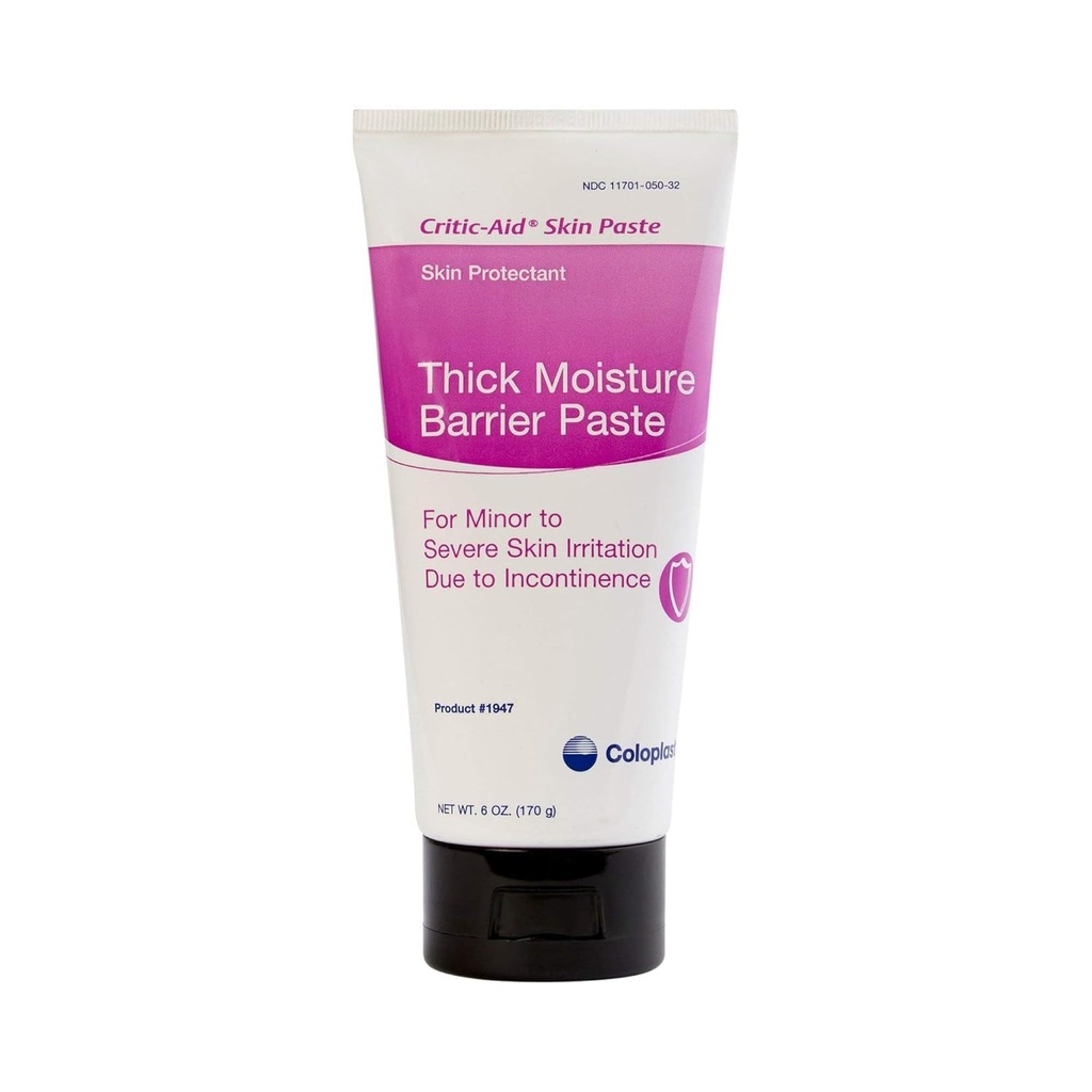 Coloplast Critic-Aid Skin Paste Skin Protectant Thick Moisture Barrier Paste, 6 Ounce (Each) Item 1947