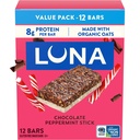 LUNA Bar - Chocolate Pepermunt Stick Smaak - Snack Bars - Non-GMO - Glutenvrije proteïne Bars - Gemaakt met biologische Haver (12 Pack)